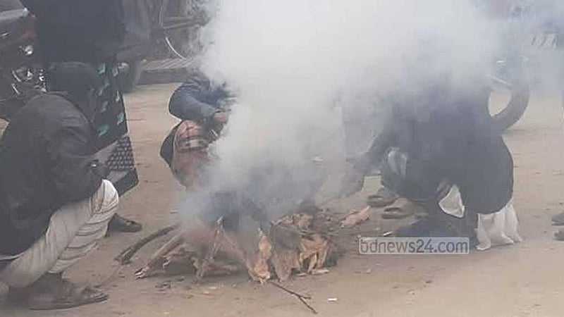 শীতের ‘দাপটে কাঁপছে’ পঞ্চগড়ের মানুষ