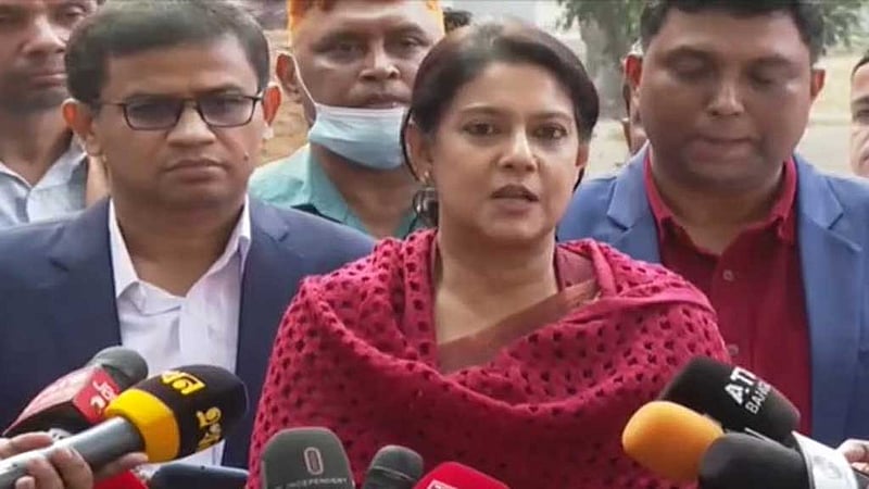 জুলাই ঘোষণাপত্রের খসড়া করিনি, প্রক্রিয়া শুরু হবে: রিজওয়ানা