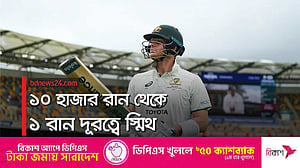 টেস্টে রেকর্ডের পথে স্টিভেন স্মিথ