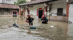 চীনের শ্যানডং প্রদেশে প্রবল বৃষ্টি, বন্যায় দুইজনের মৃত্যু, নিখোঁজ ১০