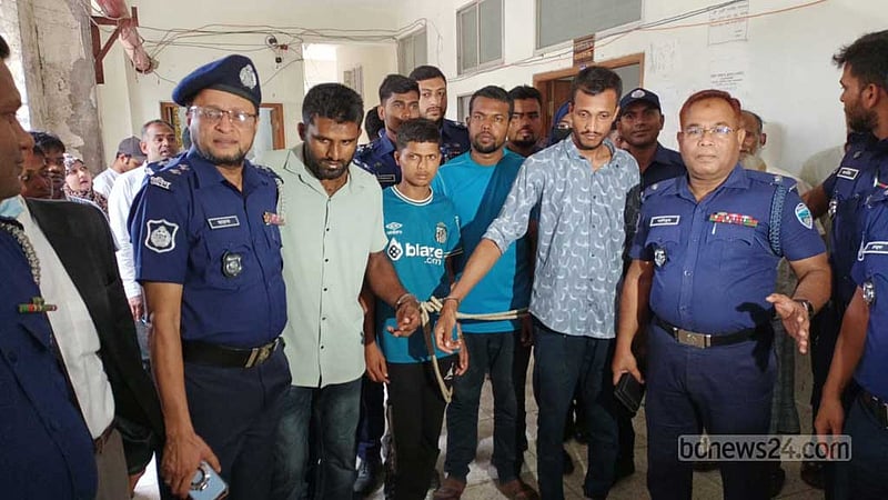 মুরাদনগরে ‘ধর্ষণ’: চার আসামির ৩ দিনের রিমান্ড মঞ্জুর