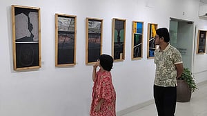 মনসুর কাজীর ‘বিমূর্তের সহাবস্থান’ সফিউদ্দিন শিল্পালয়ে