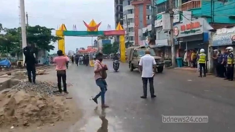 গোপালগঞ্জে সমাবেশ শেষে এনসিপির গাড়িবহরে ফের হামলা