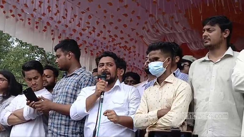 ‘মুজিববাদীরা’ বাধা দিয়েছে, জবাব দেওয়া হবে: নাহিদ