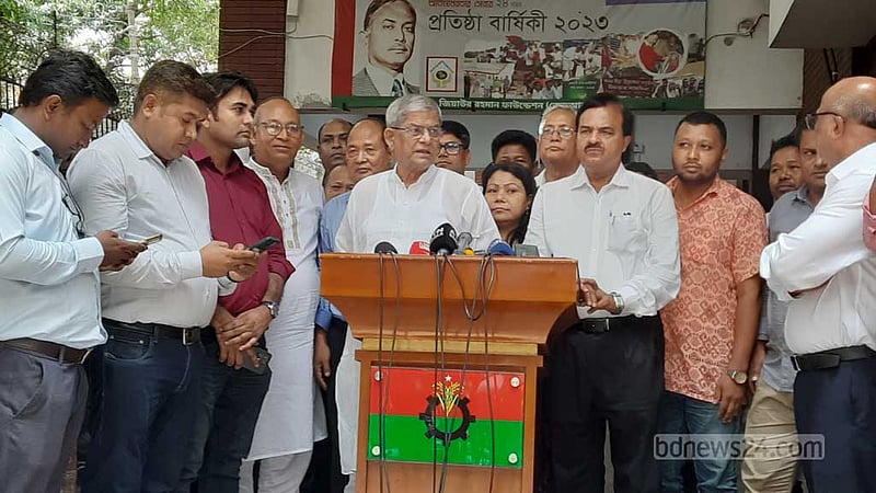 রাজনৈতিক সরকার না থাকলে এসব বাড়বে, প্রধান উপদেষ্টাকে বলেছি:  ফখরুল