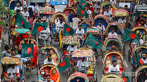 জুলাই গণঅভ্যুত্থান স্মরণে ‘রিকশা শোভাযাত্রা’