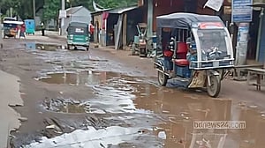 শেরপুর-গাজীরখামার-নালিতাবাড়ী সড়ক বেহাল, দুর্ভোগ চরমে
