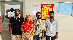 মাইলস্টোন ট্র্যাজেডি: সবুজা বেগমের পাশে শিরিন সাজমিলা ফাউন্ডেশন