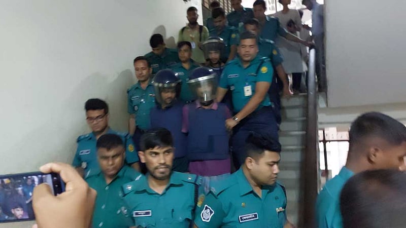 মিটফোর্ড হত্যাকাণ্ড: তিন আসামির ৭ দিনের রিমান্ড