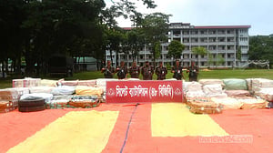 সিলেট সীমান্তে ৫ কোটি টাকার চোরাইপণ্য জব্দ