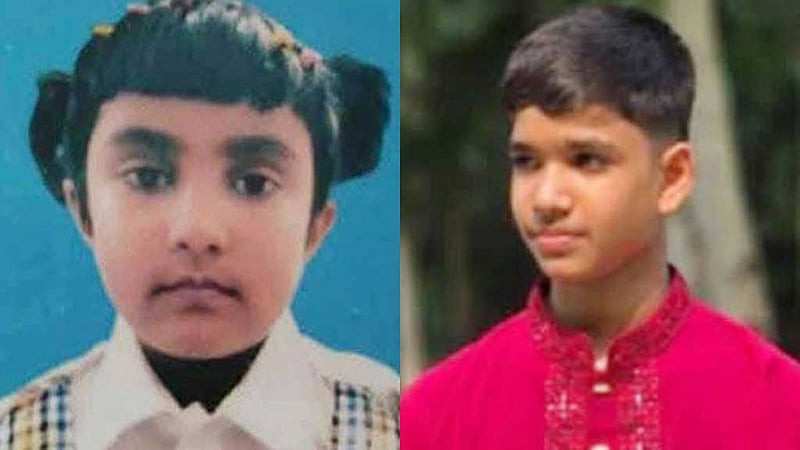 স্কুলে বিমান বিধ্বস্ত: টাঙ্গাইলের তানভীর ও হুমাইরার দাফন সম্পন্ন