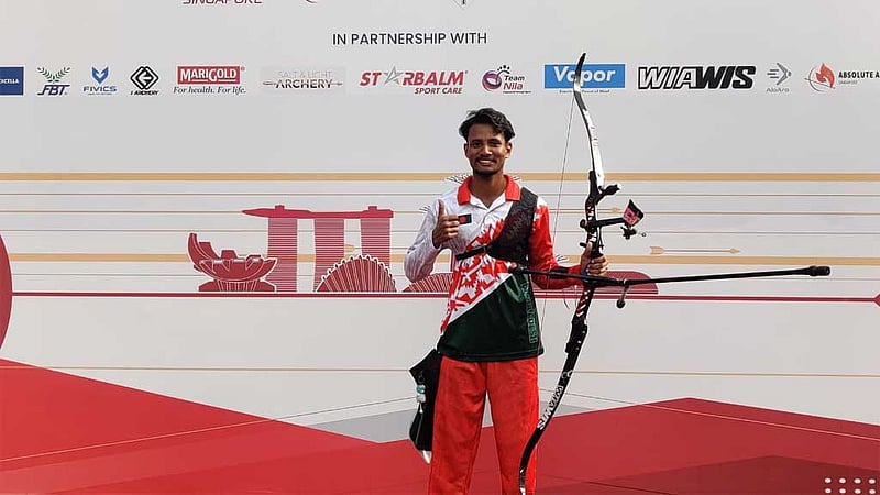 সিঙ্গাপুরের আর্চারিতে আলিফের সোনা জয়