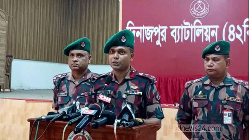 দিনাজপুর সীমান্তে চামড়া পাচার, ‘পুশইন’ ঠেকাতে বিজিবির টহল জোরদার