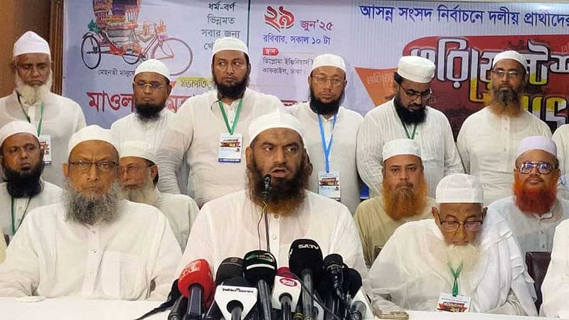 ‘প্রয়োজনে’ ৩০০ আসনে প্রার্থী, জোট গড়তেও প্রস্তুত: মামুনুল হক
