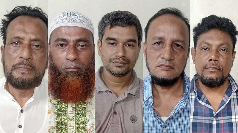 ঢাকায় আওয়ামী লীগ ও স্বেচ্ছাসেবক লীগের ৫ নেতা গ্রেপ্তার