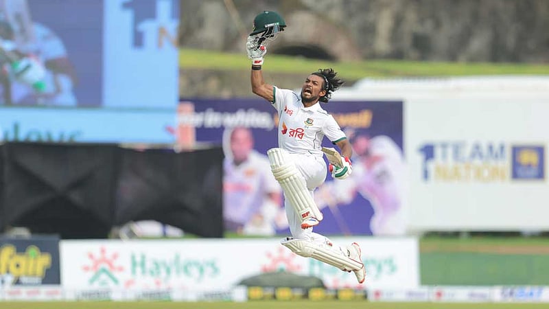 প্রথম দিনে শান্ত-মুশফিকের সেঞ্চুরি