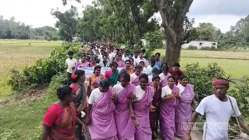 নানা আয়োজনে নওগাঁয় সাঁওতাল বিদ্রোহ দিবস উদযাপন