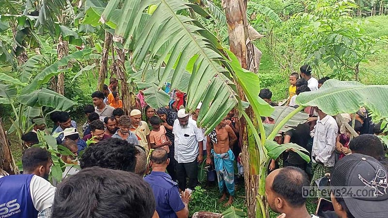 কলার বাগানে যুবকের লাশ, শরীরে আঘাতের চিহ্ন