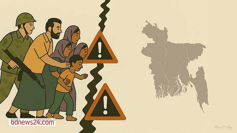 দিনাজপুর সীমান্ত দিয়ে আরও ১৫ জনকে পুশইন
