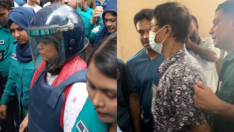 আওয়ামী লীগের সাবিনা ও মুরাদ রিমান্ডে