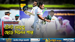 ‘দলের স্বার্থেই’ টেস্টের অধিনায়কত্ব ছাড়লেন শান্ত