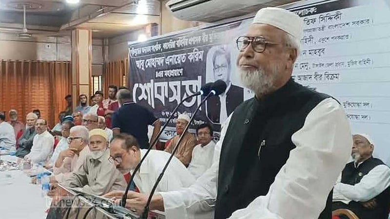 রাজনীতিতে বঙ্গবন্ধুর পরেই জিয়া: কাদের সিদ্দিকী