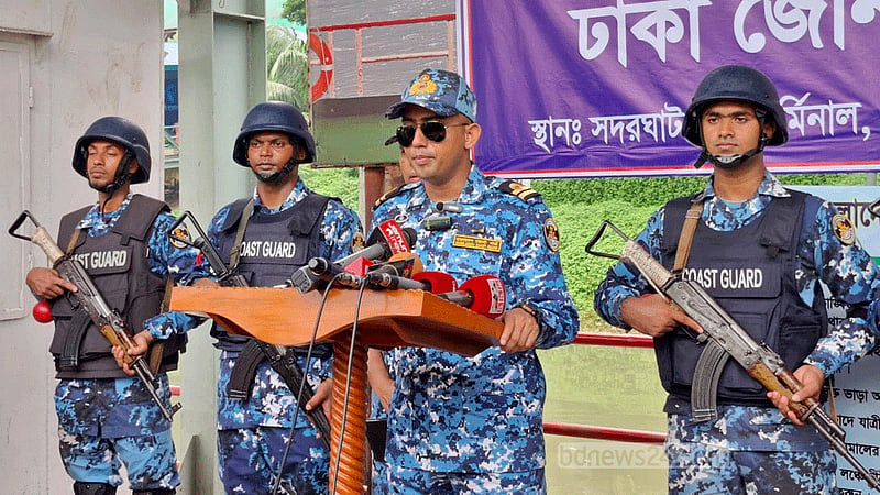 নৌপথে বাড়তি ভাড়ার ‘তথ্য নেই’: কোস্ট গার্ড