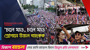 থাইল্যান্ডে প্রধানমন্ত্রীর পদত্যাগ দাবিতে বিক্ষোভ