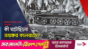২৫ মার্চ রাতে অর্ধলাখ মানুষকে হত্যা করেছিলো হানাদার বাহিনী