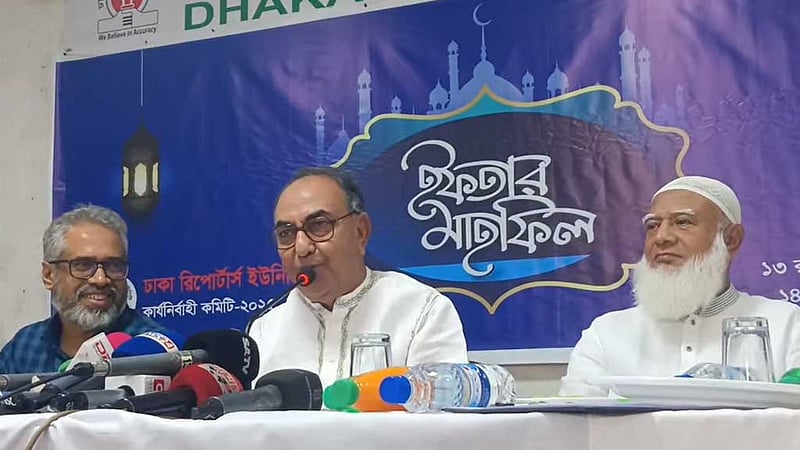 সংবাদমাধ্যমের ভূমিকা নিয়ে প্রশ্ন মির্জা আব্বাসের