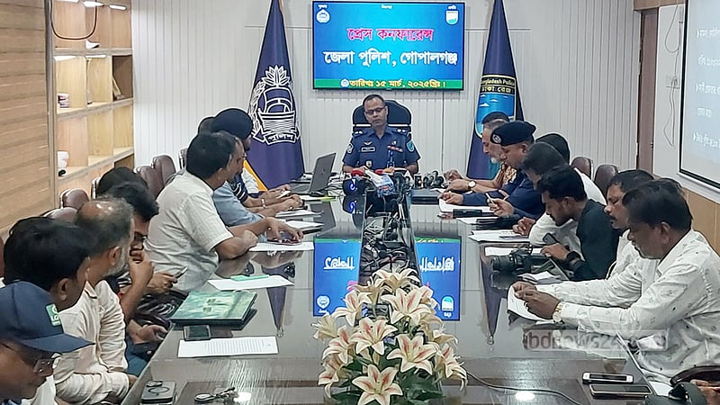 গোপালগঞ্জে ঋণ ও মাদকের টাকার জন্যই হত্যা-ডাকাতি: পুলিশ
