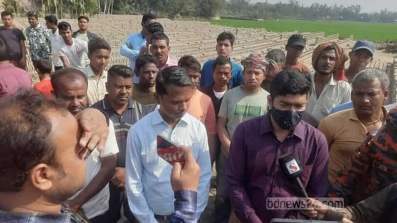 পঞ্চগড়ে অভিযানে অবৈধ ২ ইট ভাটা বন্ধ