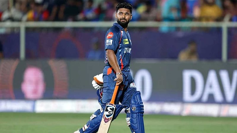 ‘অভিষেকে’ পান্তের ৬ বলে শূন্য, মার্শ ও পুরানের বিধ্বংসী ইনিংস