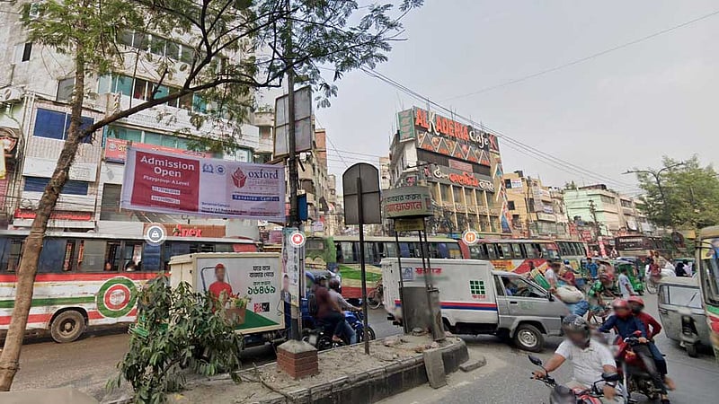 রামপুরার রাস্তায় যানজট কমাতে নতুন পথ নির্দেশনা
