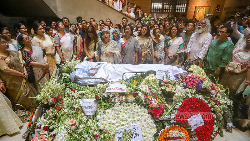 প্রিয় ছায়ানটে অশ্রু-গানে সন‌্জীদা খাতুনের শেষ বিদায়