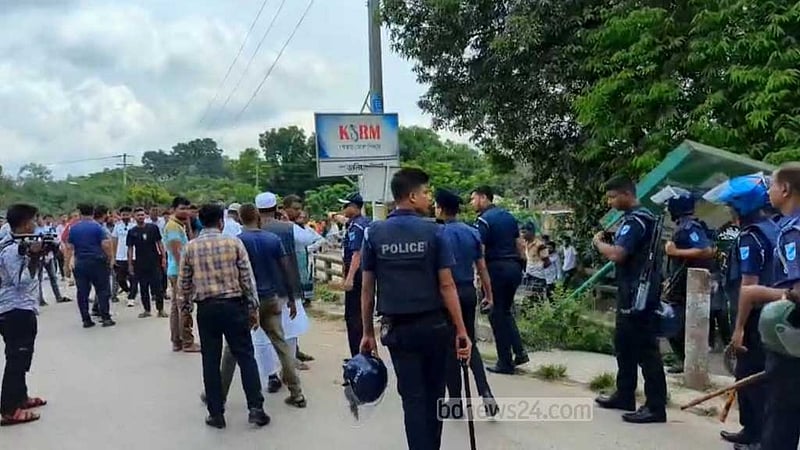 ফরিদপুরে বিএনপির দুই পক্ষের সভা নিয়ে উত্তেজনা, ১৪৪ ধারা জারি