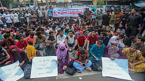 অনশনে জগন্নাথের আন্দোলনকারীরা
