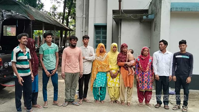 এবার ভূরুঙ্গামারী সীমান্ত দিয়ে ১২ জনকে ঠেলে দিল বিএসএফ