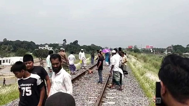 মাদারীপুরে রেললাইনে কাটা পড়া যুবকের লাশ উদ্ধার