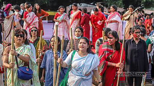 ‘নারীর ডাকে মৈত্রী যাত্রায়’ সমতার স্লোগান