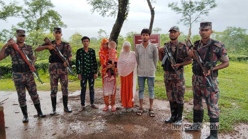 মৌলভীবাজারের তিন সীমান্ত দিয়ে ২৯ জনকে ঠেলে দিয়েছে বিএসএফ