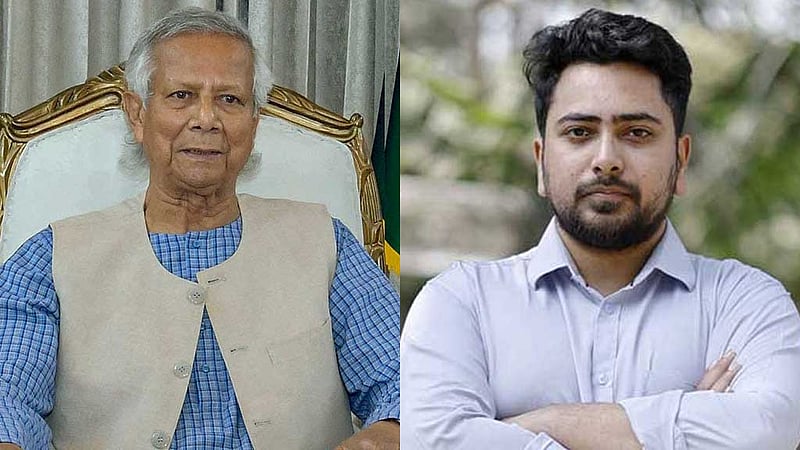 পদত্যাগের কথা ‘ভাবছেন’ ইউনূস: নাহিদ