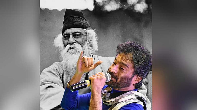 রবীন্দ্রনাথের গানে অন্য শব্দ জুড়ে একাধিকবার গেয়েছি: নচিকেতা