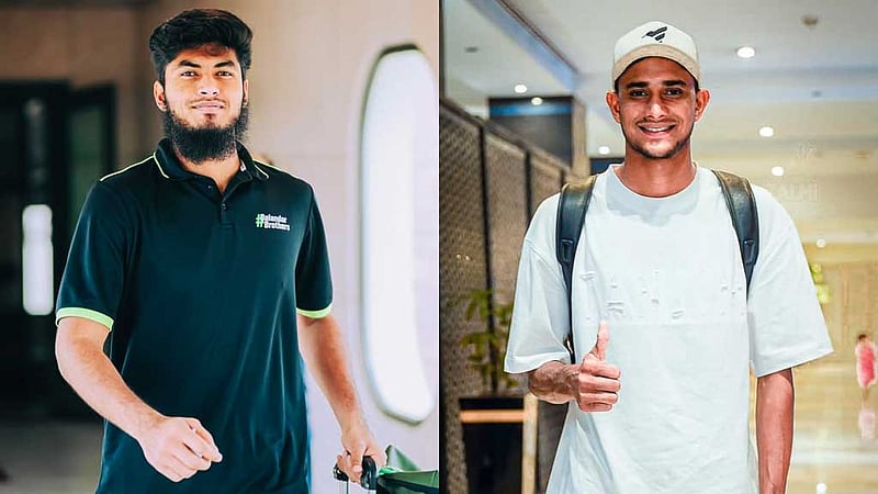 রাতে পাকিস্তান ছাড়ছেন রিশাদ-নাহিদরা