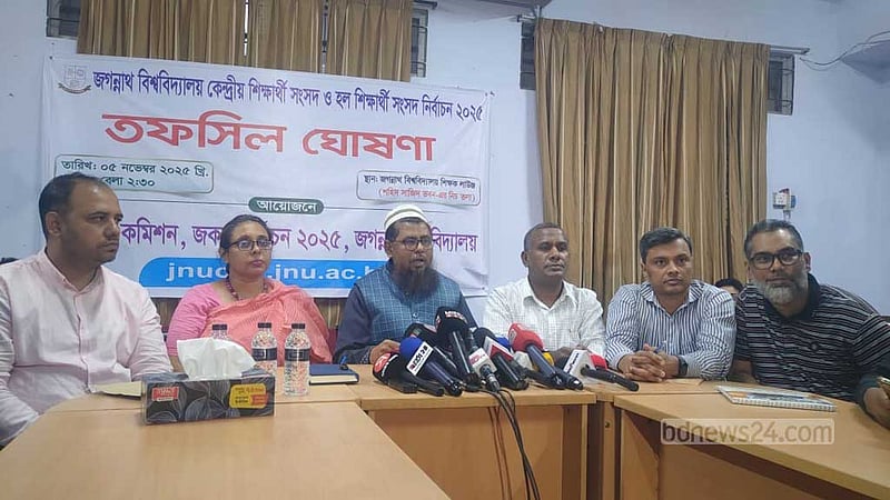 জগন্নাথ বিশ্ববিদ্যালয় শিক্ষার্থী সংসদের প্রথম নির্বাচন ২২ ডিসেম্বর