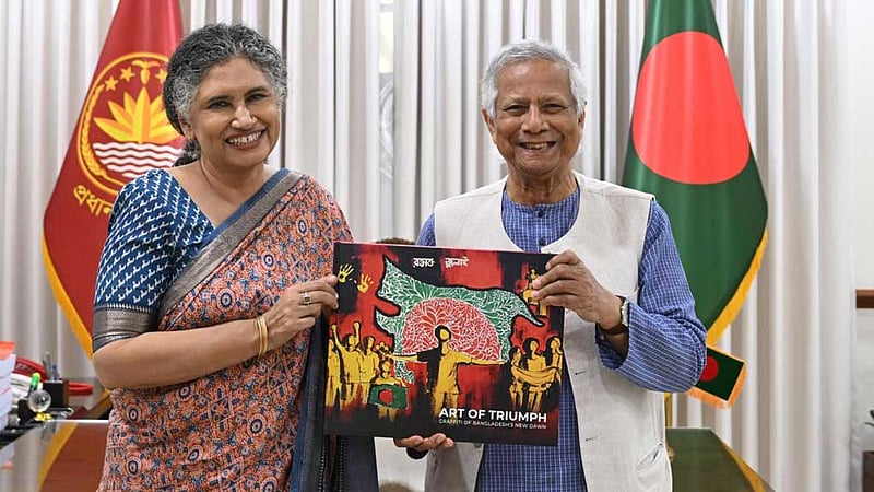 বাংলাদেশের সন্ধিক্ষণে হুমা খানের ভূমিকার প্রশংসায় প্রধান উপদেষ্টা