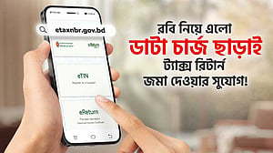 রবিতে ডেটা খরচ ছাড়াই আয়কর ই-রিটার্ন দাখিলের সুযোগ