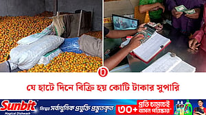 বরিশালে জমজমাট সুপারির হাট, বিক্রি হয় কোটি টাকা