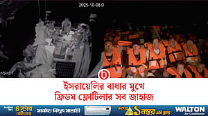 ফের আটক গাজাগামী নৌবহর