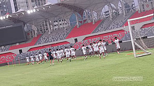 ভ্রমণের ক্লান্তি নিয়েই অনুশীলনে হামজা